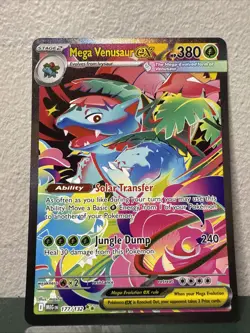 Mega Venusaur EX SIR 177/132 Mega Evolution English Pokemon TCG Mint/NM Card - Image 2