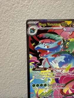 Mega Venusaur EX SIR 177/132 Mega Evolution English Pokemon TCG Mint/NM Card - Image 3
