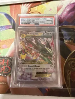 M Rayquaza EX 76/108 Celebrations: Classic Collection Holo PSA Gem Mint 10 - Image 1