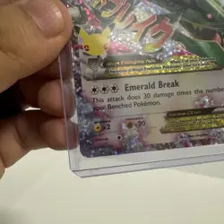 Pokemon TCG M Rayquaza EX Celebrations Classic Collection Holo Ultra Card 76/108 - Image 3