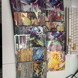Pokemon Jumbo Card Lot - Lucario ex, Darkrai VSTAR, Mega Kangaskhan EX Oversized - Image 1