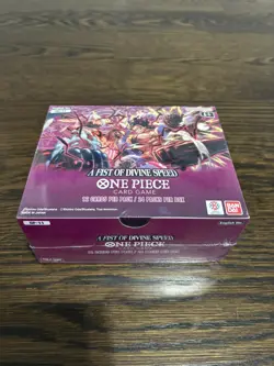 One Piece Card Game A FIST OF DIVINE SPEED OP-11 Booster Box English SEALED - Image 1