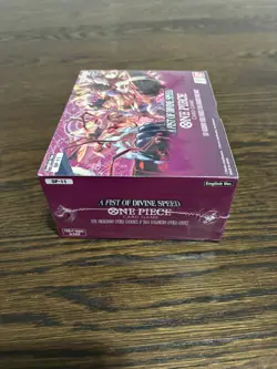 One Piece Card Game A FIST OF DIVINE SPEED OP-11 Booster Box English SEALED - Image 3