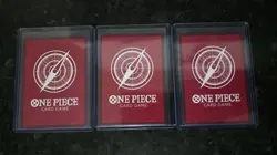 Monkey D Luffy Leader ST29-001 English One Piece TCG - 3 cards total nm/mint - Image 2