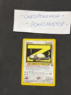 Pokemon Card Snorlax 49-Promo Black Star-Eng - No Holo-nm/mint! - Image 1