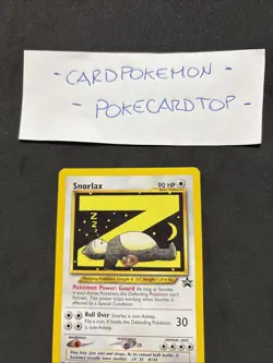 Pokemon Card Snorlax 49-Promo Black Star-Eng - No Holo-nm/mint! - Image 2