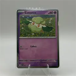 Pokemon TCG Cottonee Cosmos Holo 018 Me Mega Evolution Promo 60HP Card - Image 1