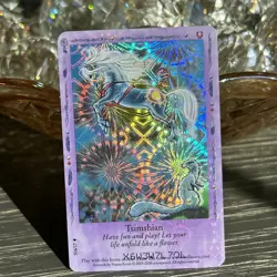 Bella Sara trading card - Native Lights - Tsimshian S16/17 Shiny Foil EUC - Image 1