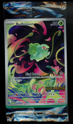2025 POKEMON MEGA EVOLUTION - MEG EN #133/132 BULBASAUR PROMOS SEALED - Image 1
