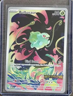 2025 Pokemon Mega Evolution MEG EN Bulbasaur Promos #133/132 - Image 1