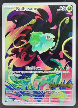 2025 Pokemon Mega Evolution - MEG EN Bulbasaur Promos Stamped #133/132 BK3 - Image 1