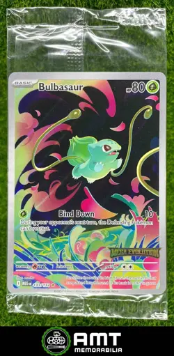 2025 Pokemon Mega Evolution - MEG EN #133/132 Bulbasaur Promos Stamp Sealed #2 - Image 1