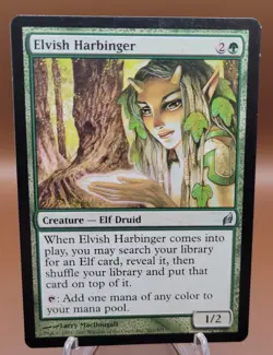 Elvish Harbinger x1 MTG Lorwyn Magic Light Play LP English - Image 1
