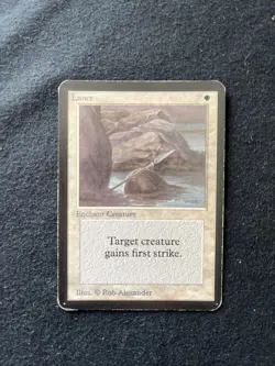 Magic the Gathering Lance Alpha LP - Image 1