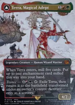 MTG Final Fantasy: Terra, Magical Adept Borderless; Regular; Rare - Image 1