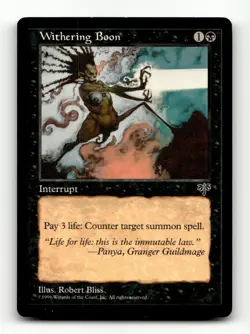 Withering Boon Mirage # Magic the Gathering - Image 1