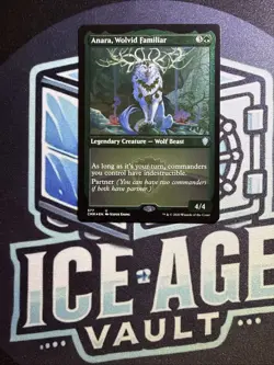 Anara, Wolvid Familiar (Foil Etched) Commander Legends Foil #577 - Image 2