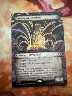 Dawnhand Dissident (Showcase) Lorwyn Eclipsed Regular - Image 1