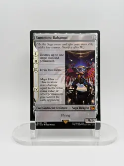 MTG Summon Bahamut M 0001 Mythic Rare NM - Final Fantasy Magic The Gathering - Image 1