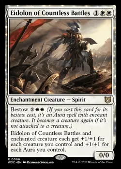 1x Eidolon of Countless Battles - NM - Wilds of Eldraine Commander SPARROW MAGIC - Image 1