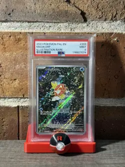 Pokemon 2023 Magikarp #203 Paldea Evolved Illustration Rare PSA 9 - Image 1