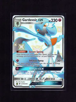 2019 Pokemon Sun & Moon Hidden Fates GARDEVOIR GX #SV75 Shiny Rare Full Art - Image 1