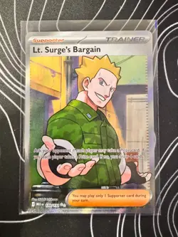 LT. Surge's Bargain 170/132 Mega Evolution Pokemon NM - Image 1