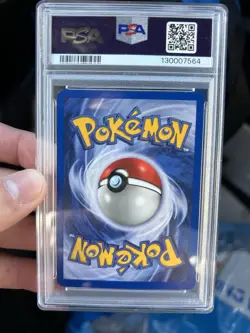 2000 Pokemon Unlimited Gym Challenge Koga’s Beedrill Holo 9/132 PSA 7 NM SWIRL!! - Image 2
