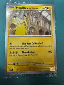 Pokemon x Natural History Museum Promo - Pikachu At The Museum - BRAND NEW SEAL - Image 1