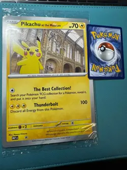 Pokemon x Natural History Museum Promo - Pikachu At The Museum - BRAND NEW SEAL - Image 2