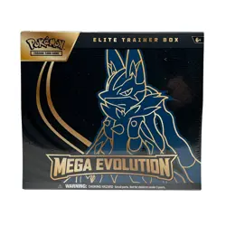 Pokemon TCG Mega Evolution Lucario ETB Elite Trainer Box Brand New & Sealed - Image 1