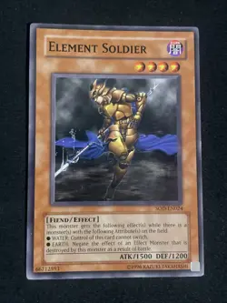 1996 Yu-Gi-Oh! 1st edition Element Soldier #SOD-EN024 - Image 1