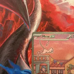 Mew ex SVP 053 Pokemon TCG Scarlet Violet 151 Black Star Promo Full Art Card - Image 3