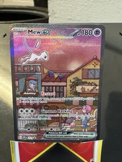 Mew ex SVP 053 Pokemon TCG Scarlet Violet 151 Black Star Promo Full Art Card - Image 1