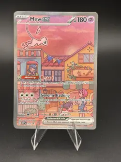 🎄🎁 Mew ex 053 Pokemon TCG Scarlet Violet 151 Black Star Promo Full Art Card - Image 1