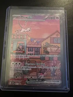Pokemon TCG Mew ex SVP 053 Black Star Promo Scarlet & Violet 151 NM Card - Image 1
