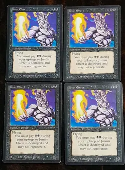 MTG Arabian Nights Junun Efreet Magic The Gathering Lot of 4 - Image 1