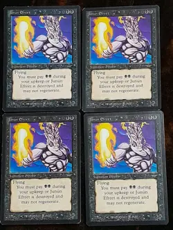 MTG Arabian Nights Junun Efreet Magic The Gathering Lot of 4 - Image 2