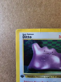 Pokemon TCG Ditto Fossil 3/62 1st Edition Holo Rare Card - Image 2
