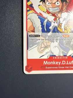 Monkey.D.Luffy (Super Pre-Release) [Participant] P-001 One Piece Tournament Card - Image 4