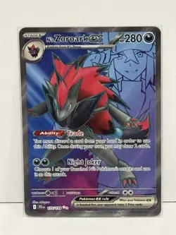 Pokemon TCG N's Zoroark EX Holo Ultra Rare Card 175/159 Sv09: Journey Together - Image 1