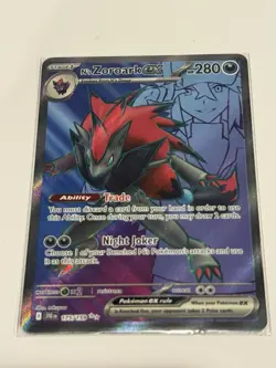 Pokemon TCG N's Zoroark EX Holo Ultra Rare Card 175/159 Sv09: Journey Together - Image 3