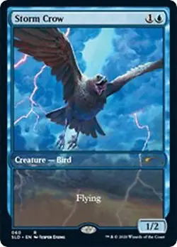 Storm Crow (Secret Lair) FOIL Promo PLD Creature Rare MAGIC MTG CARD ABUGames - Image 1