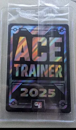 Pokemon Celebratory Fanfare - Ace Trainer Rewards Promo Card In Hand - Image 2