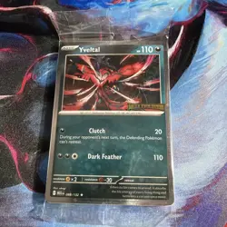 Pokemon TCG Yveltal 088/132 - English Stamped Mega Evolution Promo Sealed Card - Image 1