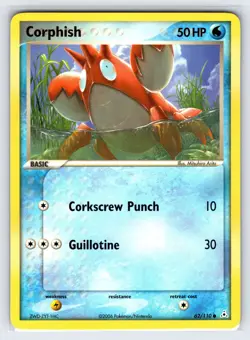Corphish 62/110 2006 EX Holon Phantoms Pokemon Card Nintendo Common - Nm - Image 1