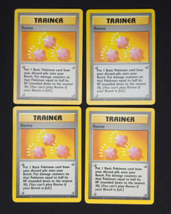 Revive 89/102 Base Set Trainer Card PokemonTCG - 4 cards - Image 1