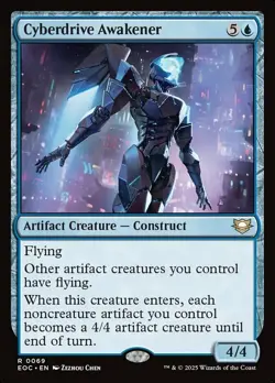 Mint/Near-Mint, English - 1 x MTG Cyberdrive Awakener Commander: Edge of Eternit - Image 1