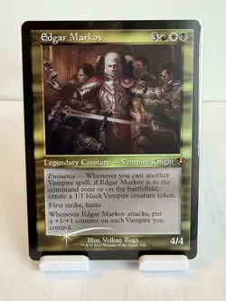 MTG Edgar Markov Legendary Creature Mythic Red/White/Black Innistrad Foil #428 - Image 1