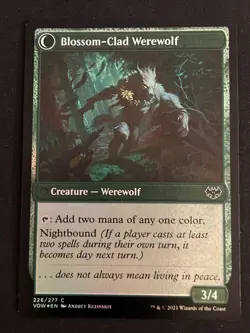 1x Foil Weaver of Blossoms (226) nnistrad Crimson Vow LP MTG Magic x1 MKE - Image 2